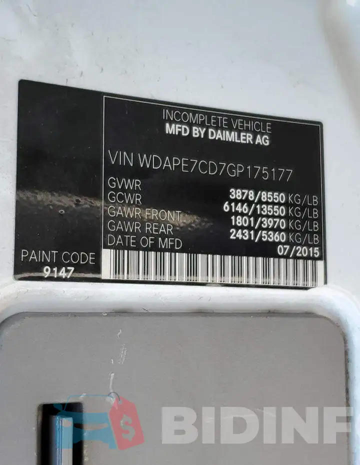 WDAPE7CD7GP175177 Photo# 13