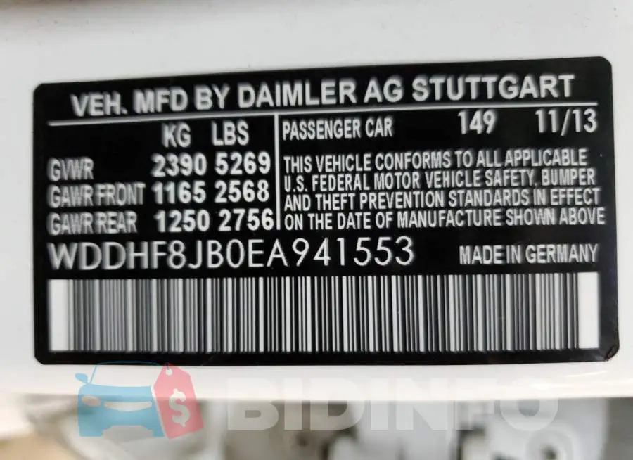 WDDHF8JB0EA941553 Photo# 12