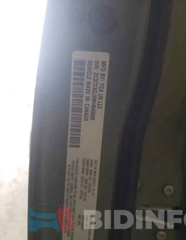 2C3CDXGJ0MH640806 Photo# 12