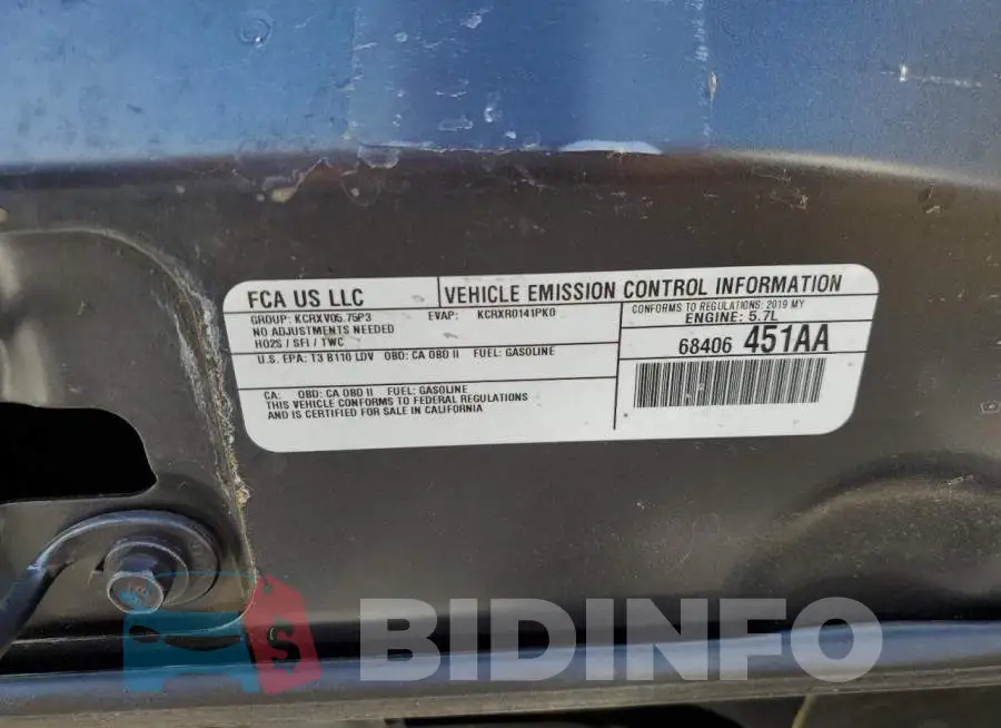 2C3CDZBT2KH616475 Photo# 12