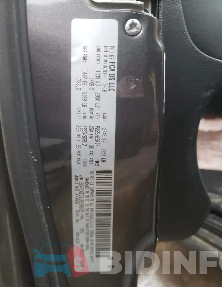 2C4RDGEG1JR299922 Photo# 13