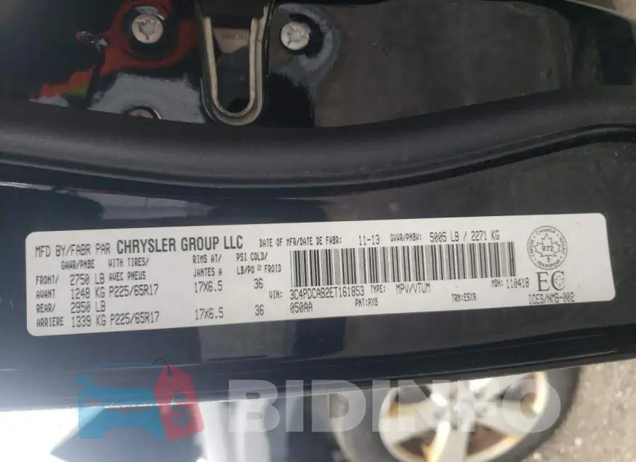 3C4PDCAB2ET161853 Photo# 14