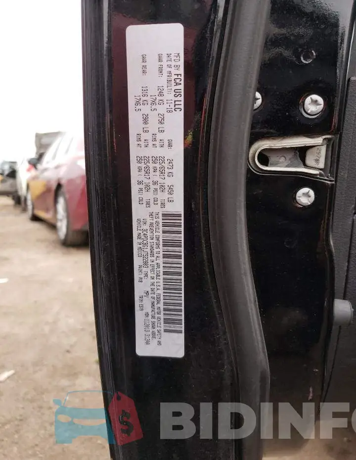 3C4PDCBG1JT522803 Photo# 13