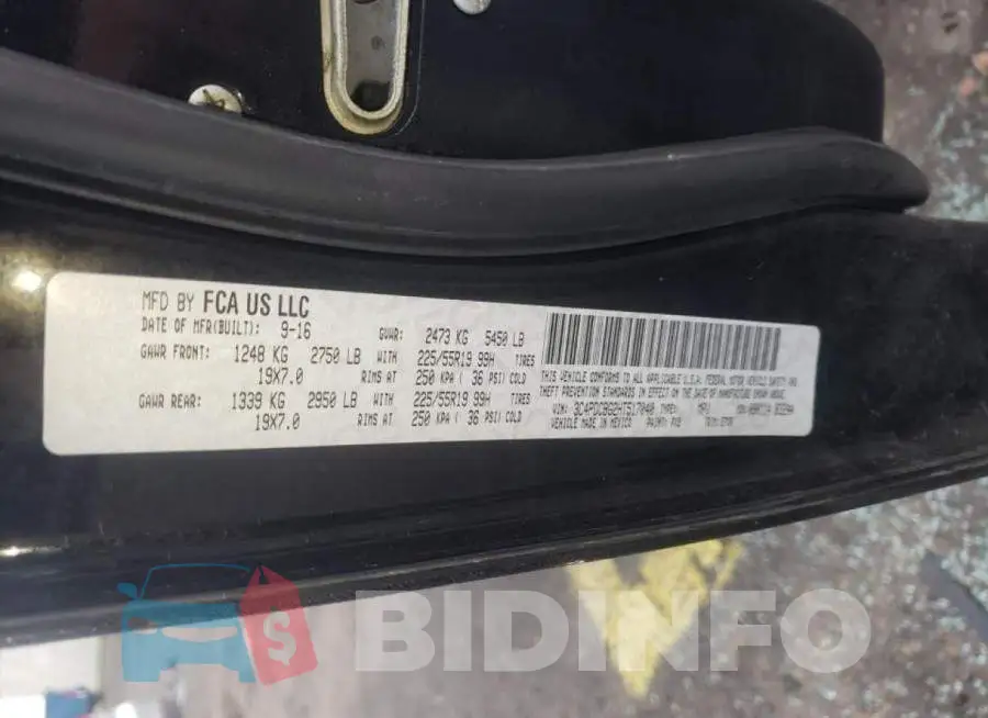 3C4PDCBG2HT517040 Photo# 13