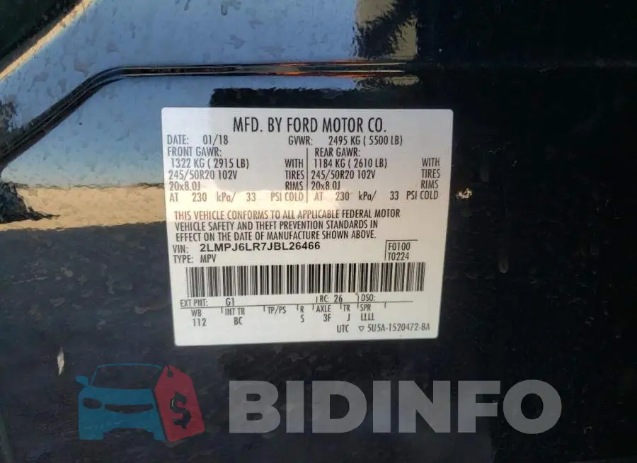 2LMPJ6LR7JBL26466 Photo# 12