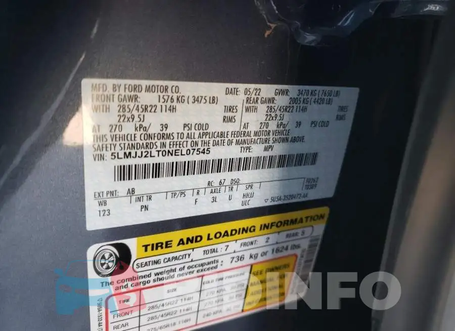 5LMJJ2LT0NEL07545 Photo# 13