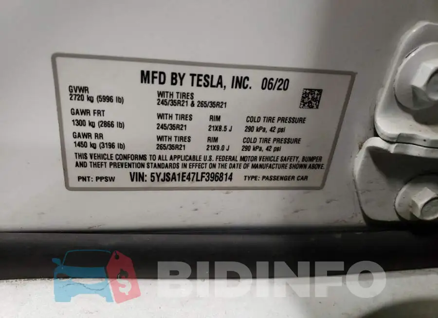 5YJSA1E47LF396814 Photo# 12