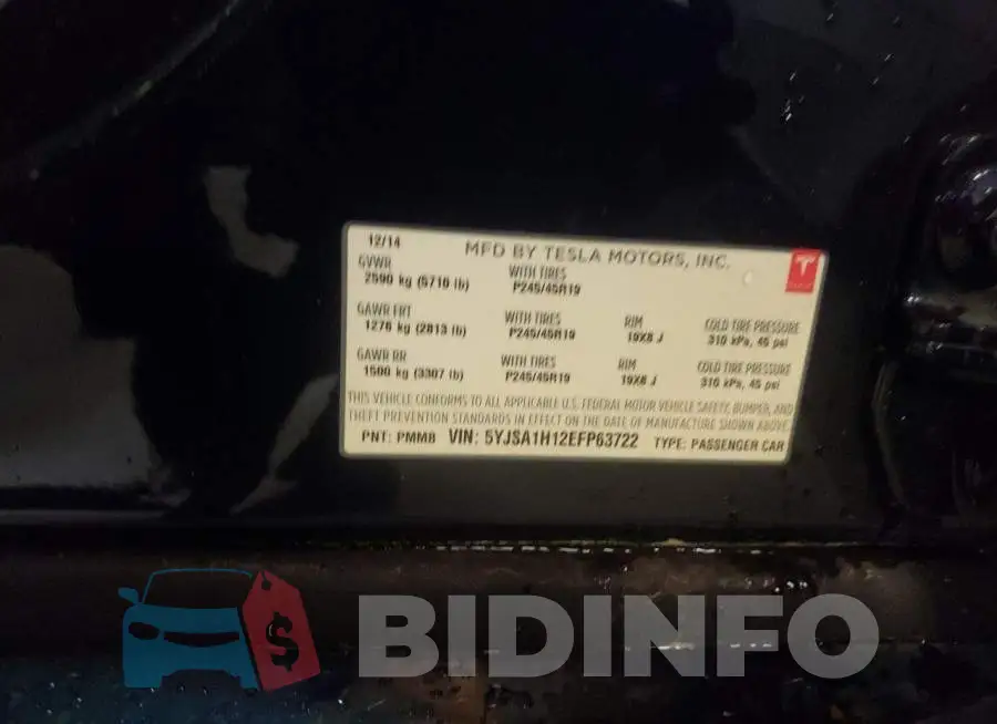 5YJSA1H12EFP63722 Photo# 10