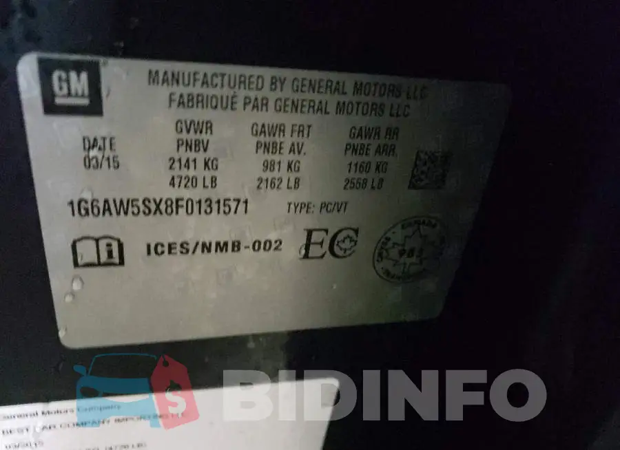 1G6AW5SX8F0131571 Photo# 12