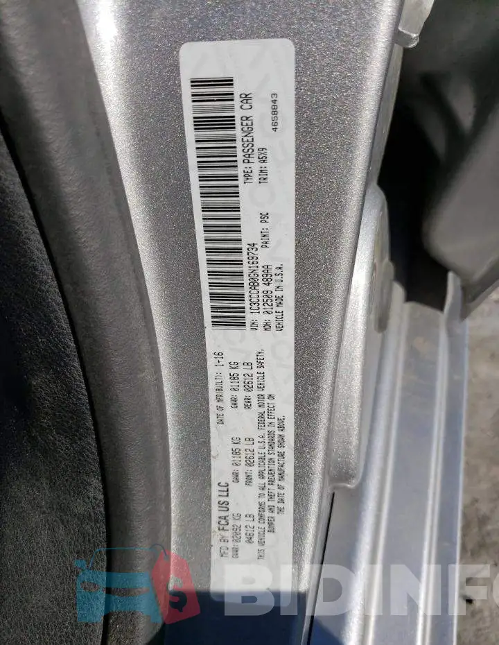 1C3CCCAB0GN169734 Photo# 13