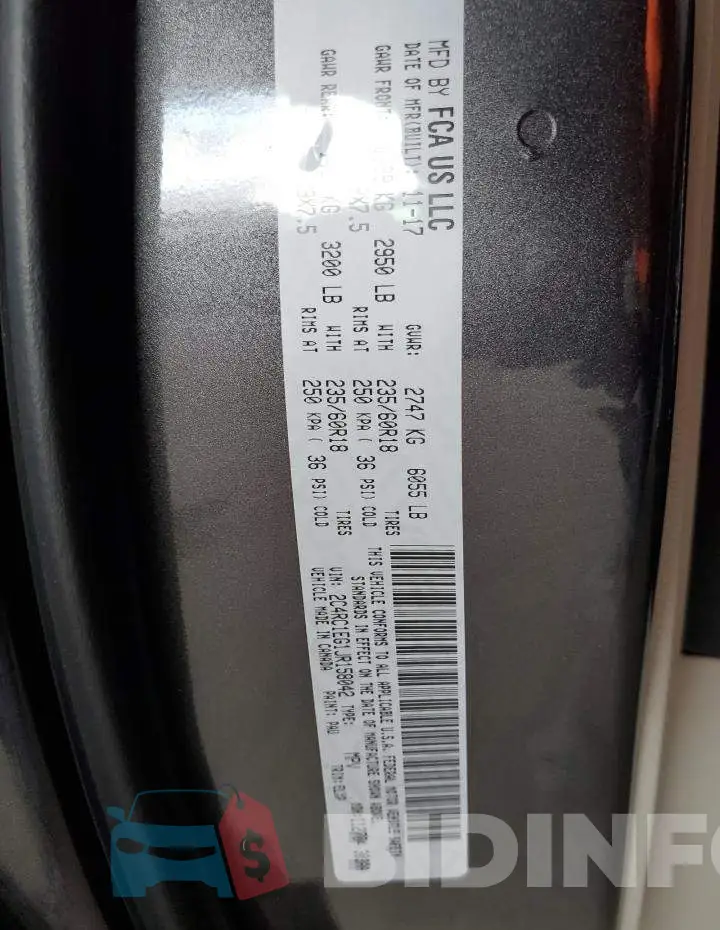 2C4RC1EG1JR158042 Photo# 13