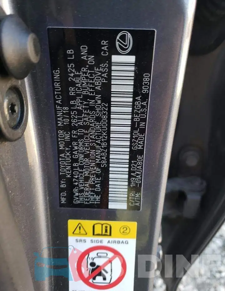 58ABZ1B12KU008322 Photo# 12