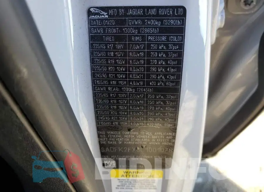 SADFK2FX8L1001078 Photo# 13