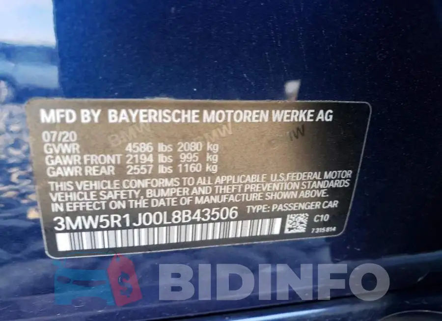 3MW5R1J00L8B43506 Photo# 12