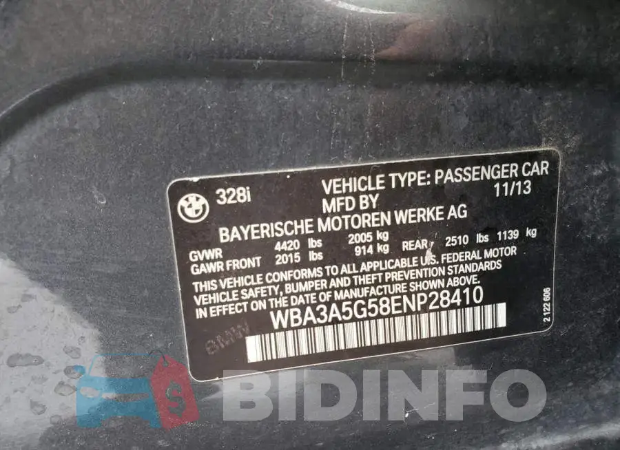 WBA3A5G58ENP28410 Photo# 12