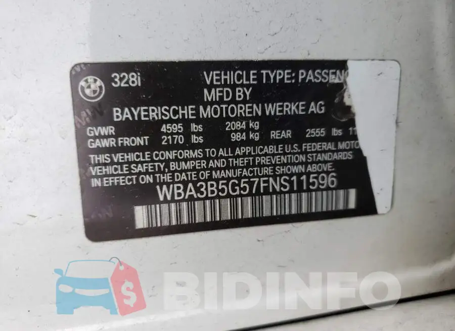 WBA3B5G57FNS11596 Photo# 12
