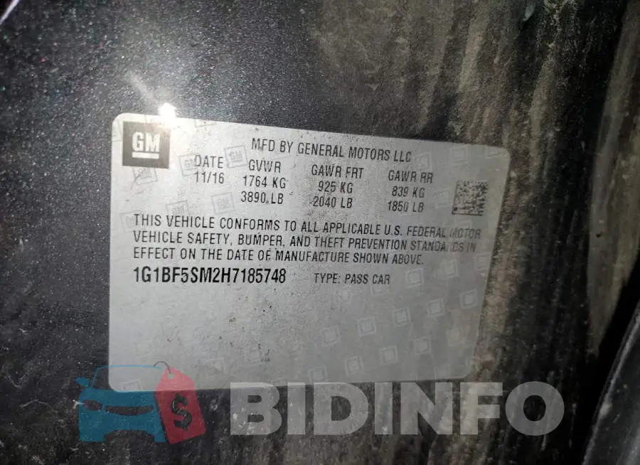 1G1BF5SM2H7185748 Photo# 13
