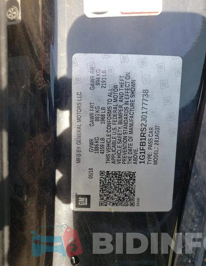 1G1FB1RS2J0177738 Photo# 13
