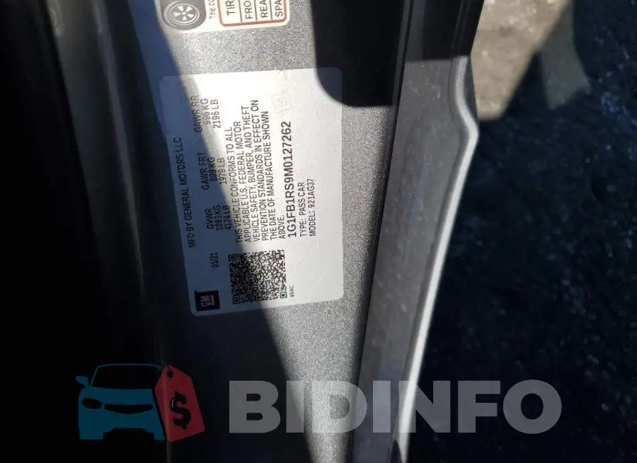 1G1FB1RS9M0127262 Photo# 12