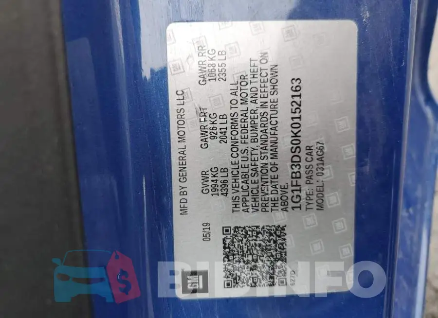 1G1FB3DS0K0152163 Photo# 12