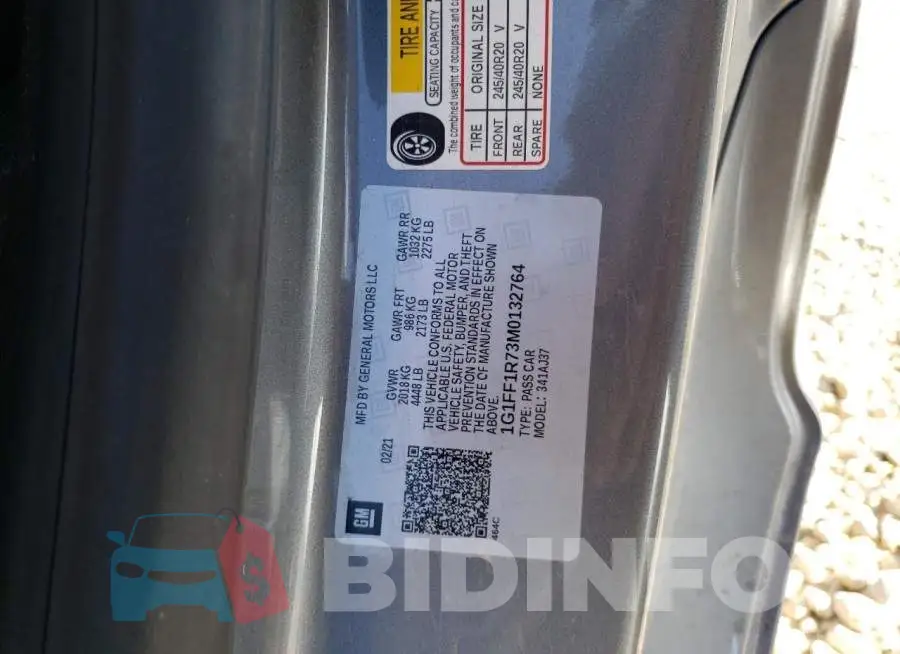 1G1FF1R73M0132764 Photo# 12