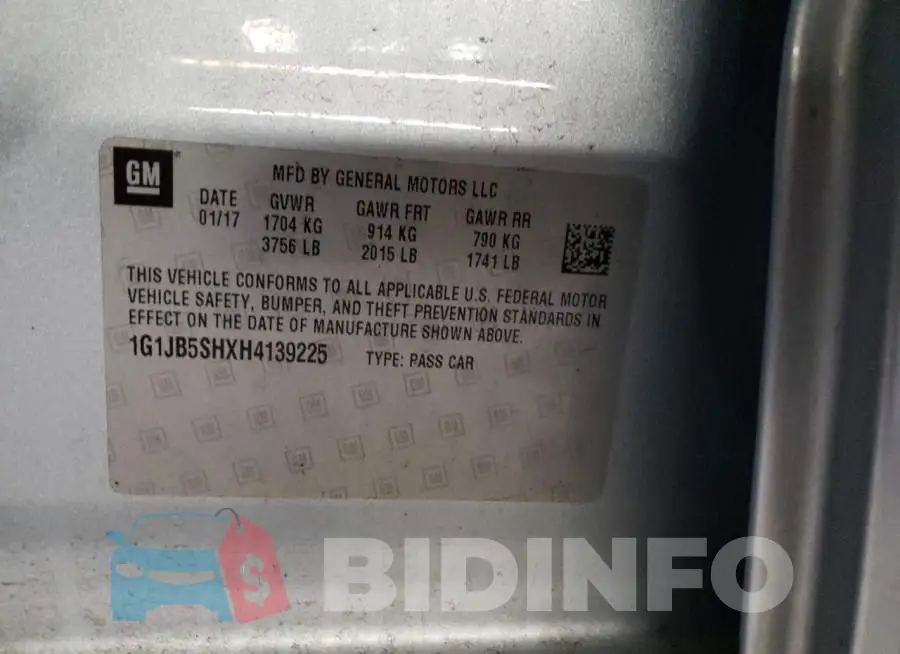 1G1JB5SHXH4139225 Photo# 12