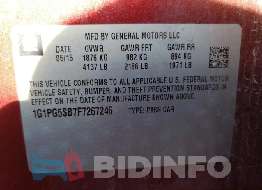 1G1PG5SB7F7267246 Photo# 12