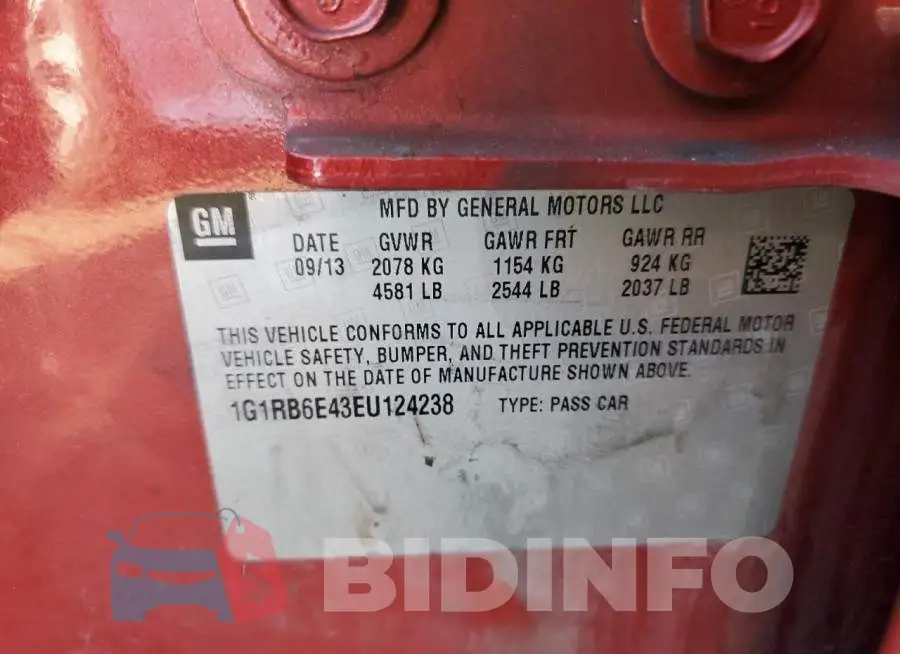 1G1RB6E43EU124238 Photo# 10