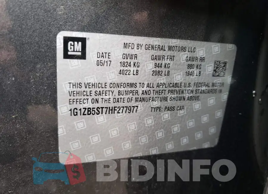 1G1ZB5ST7HF277977 Photo# 13
