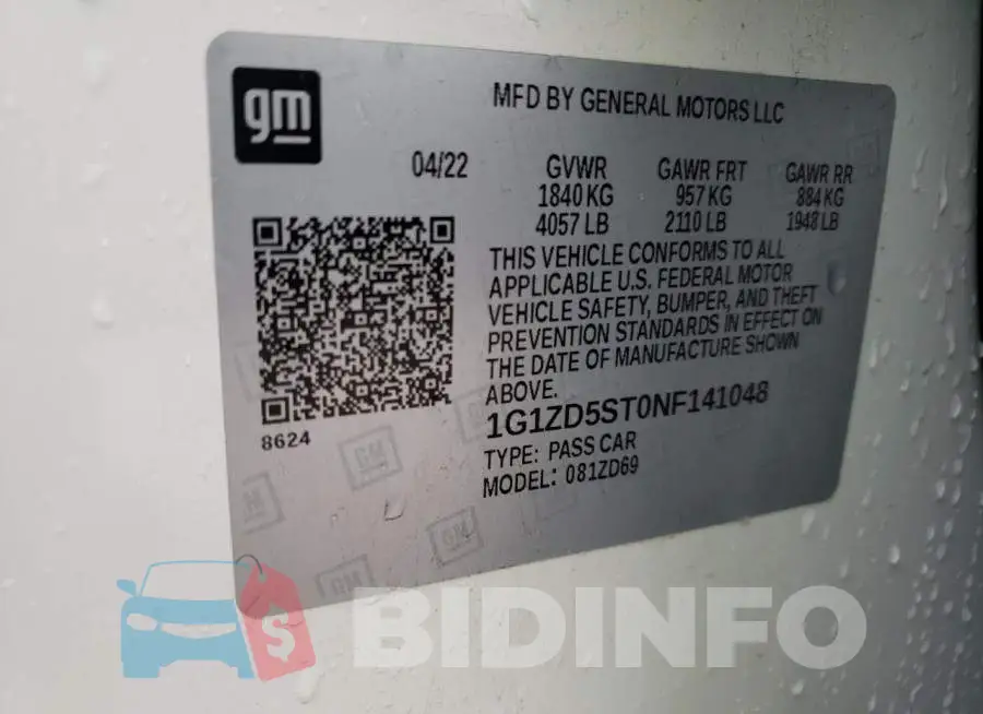 1G1ZD5ST0NF141048 Photo# 12