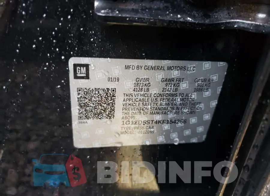1G1ZD5ST4KF154266 Photo# 12