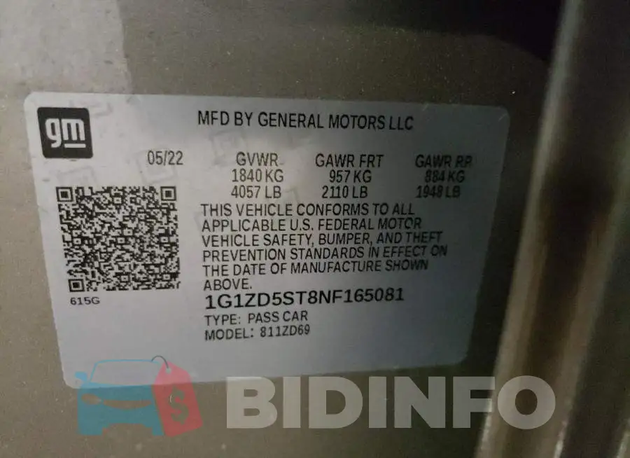 1G1ZD5ST8NF165081 Photo# 12