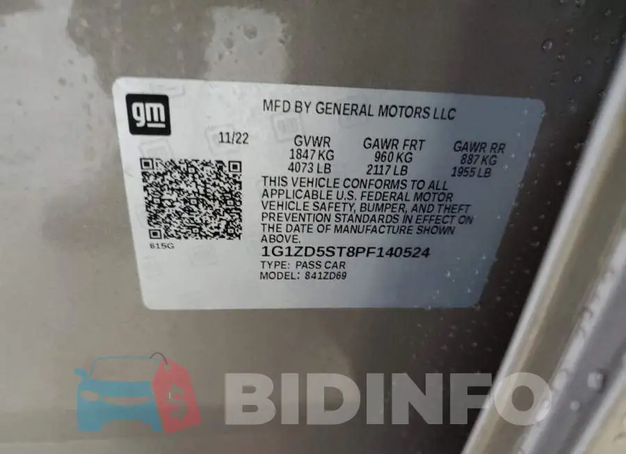 1G1ZD5ST8PF140524 Photo# 12