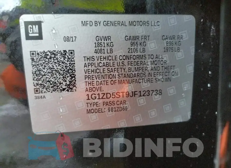 1G1ZD5ST9JF123738 Photo# 12