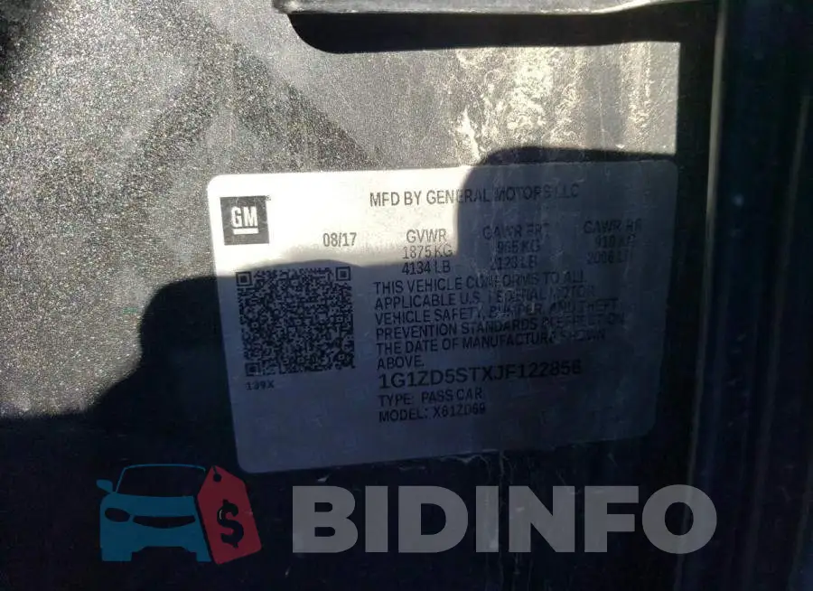 1G1ZD5STXJF122856 Photo# 10