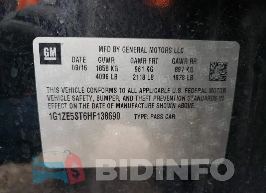 1G1ZE5ST6HF138690 Photo# 12