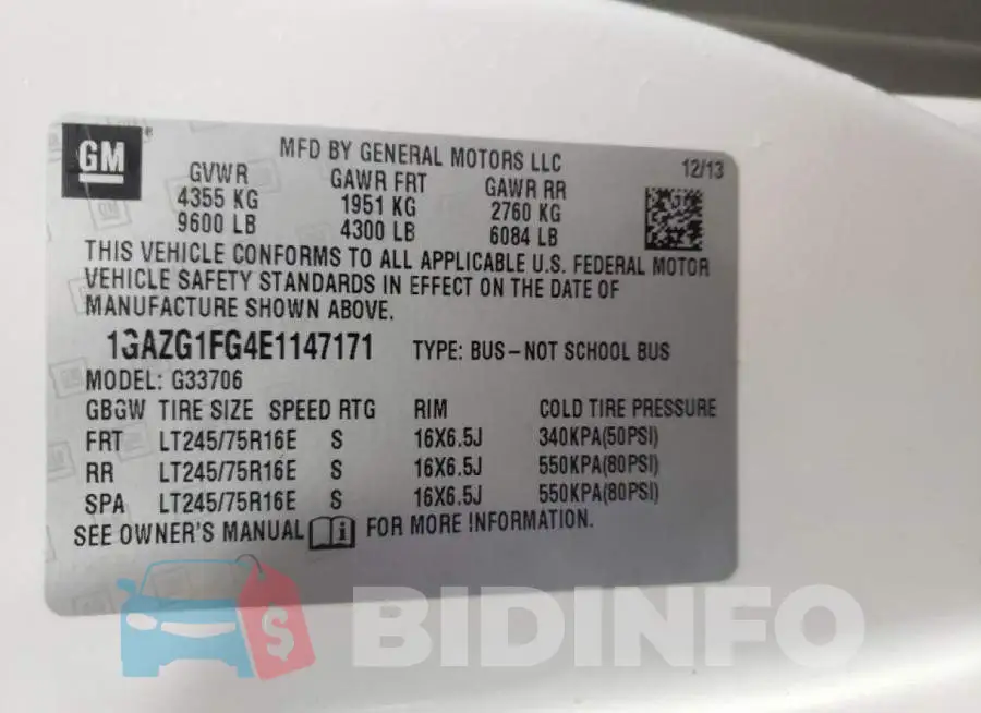 1GAZG1FG4E1147171 Photo# 13