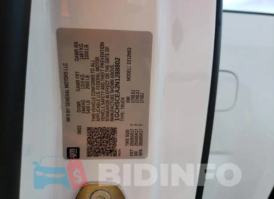 1GCHSCEA2N1288802 Photo# 4