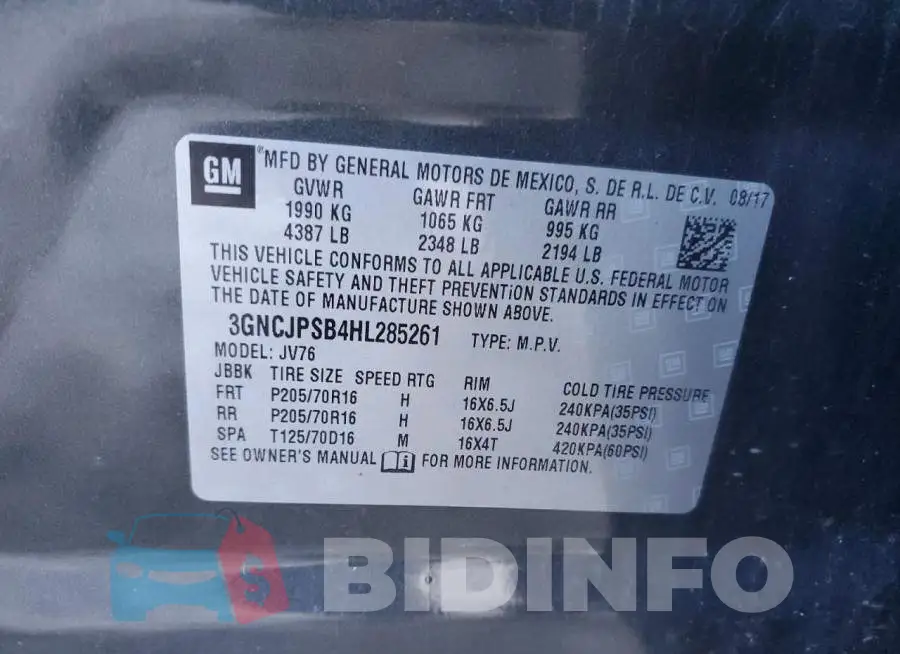 3GNCJPSB4HL285261 Photo# 12