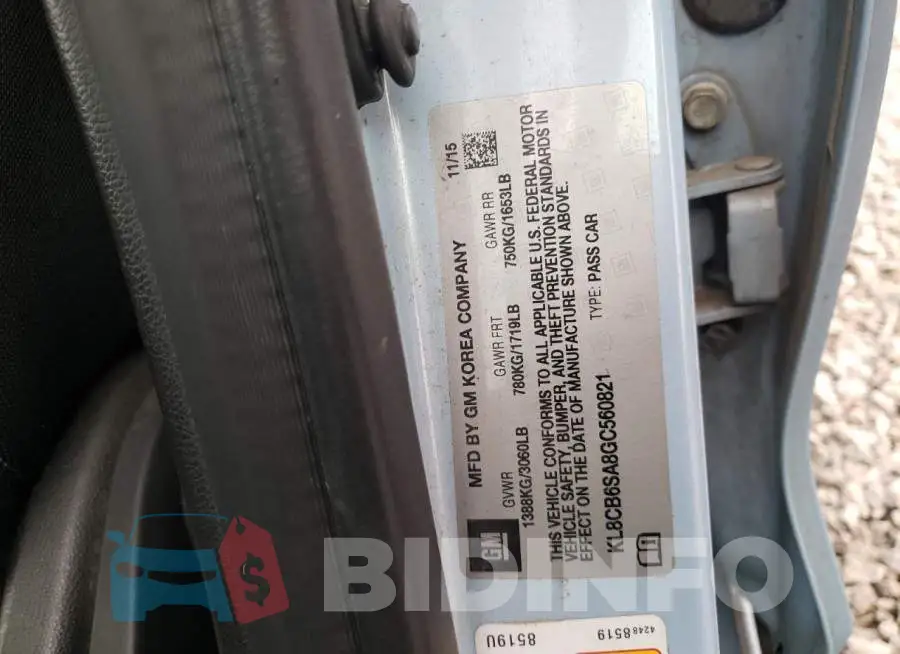 KL8CB6SA8GC560821 Photo# 12