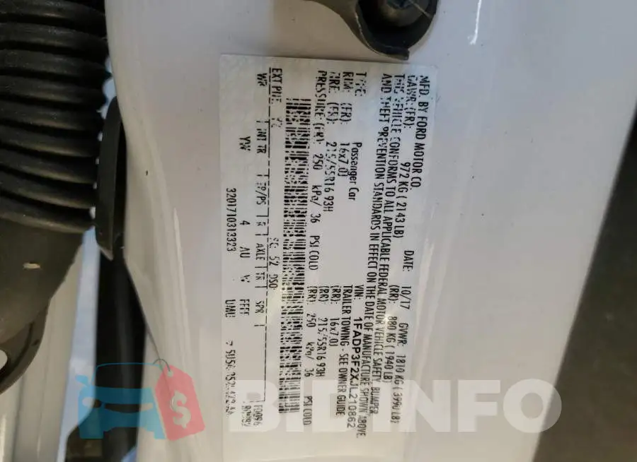 1FADP3F2XJL210862 Photo# 12