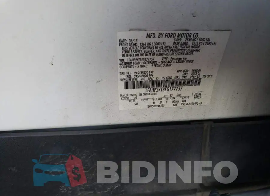 1FAHP2KT8FG177757 Photo# 12