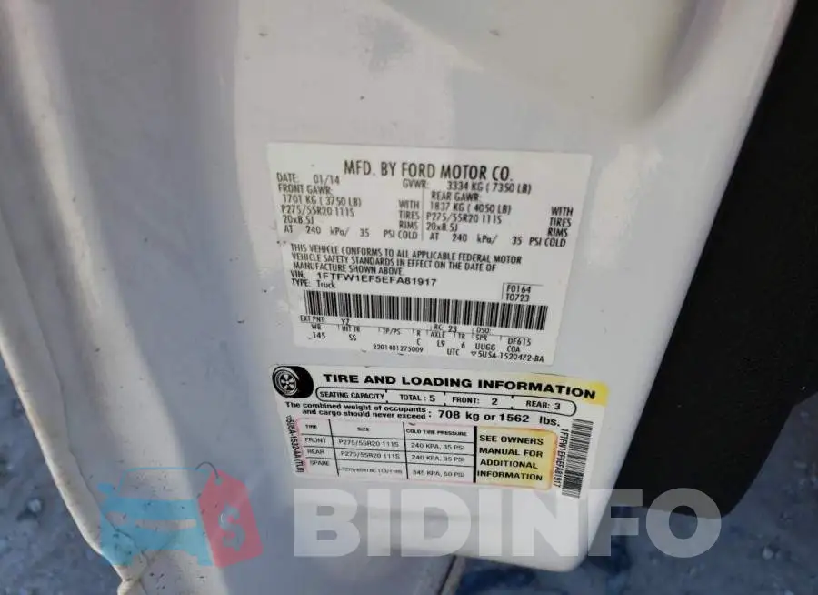 1FTFW1EF5EFA81917 Photo# 12