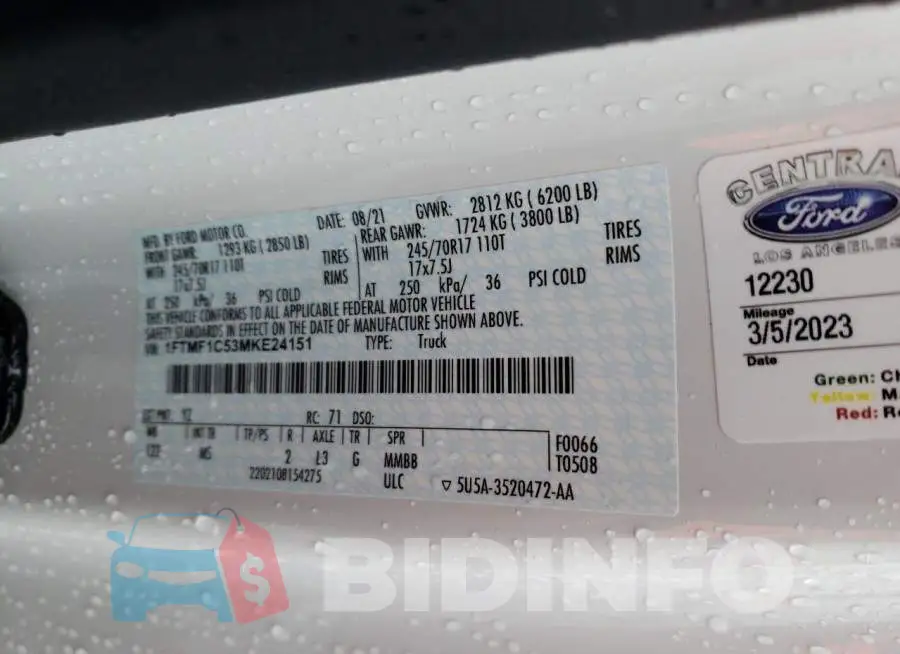 1FTMF1C53MKE24151 Photo# 12