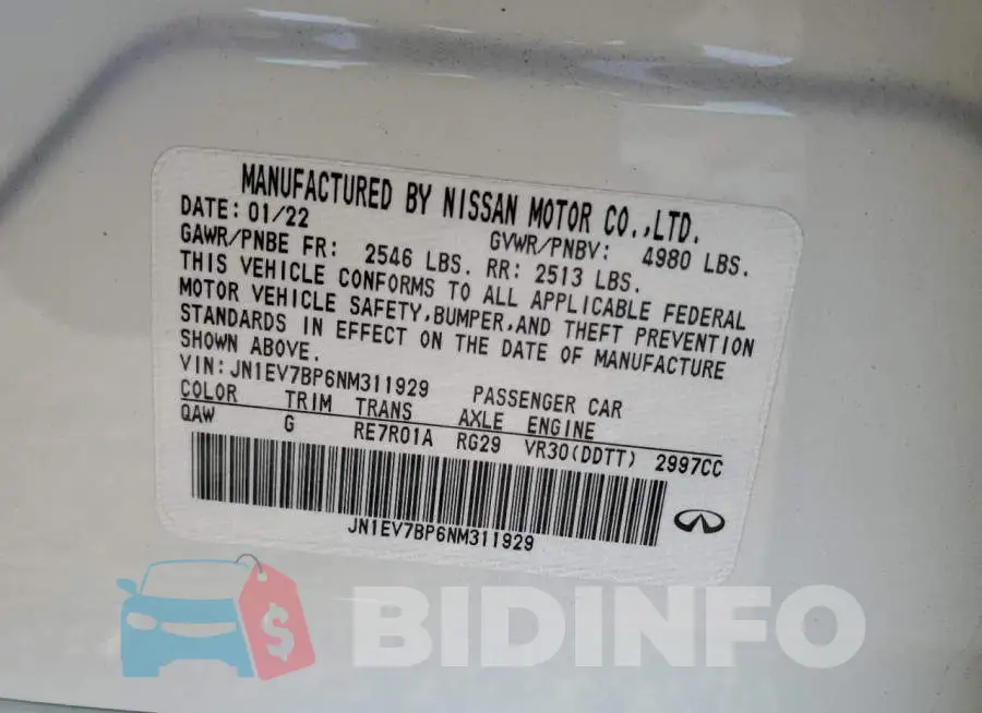 JN1EV7BP6NM311929 Photo# 12