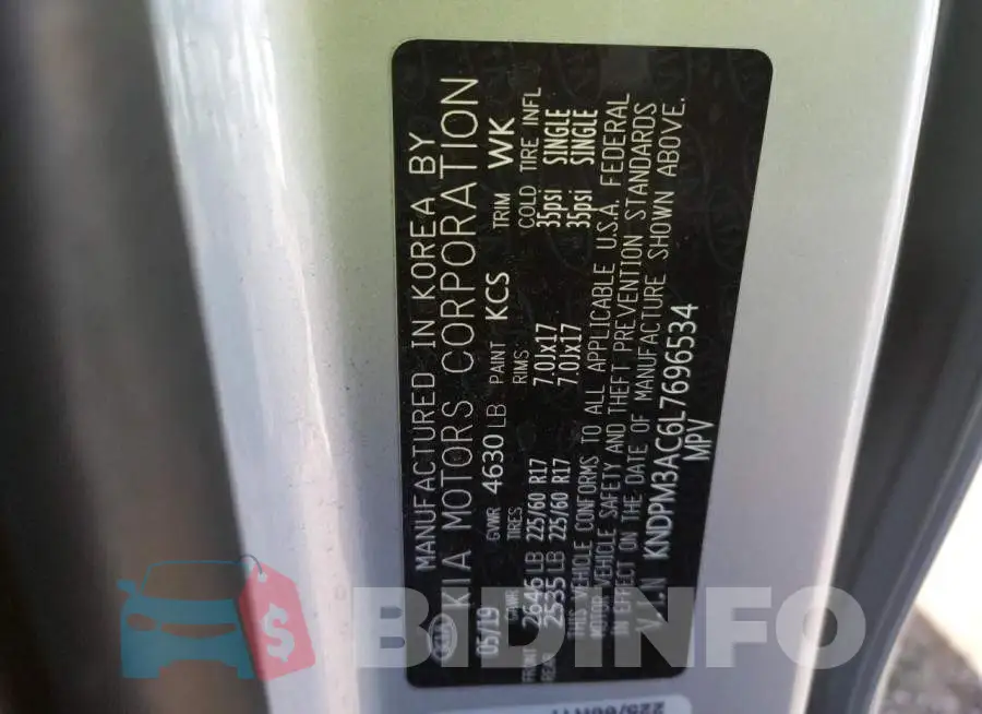 KNDPM3AC6L7696534 Photo# 12