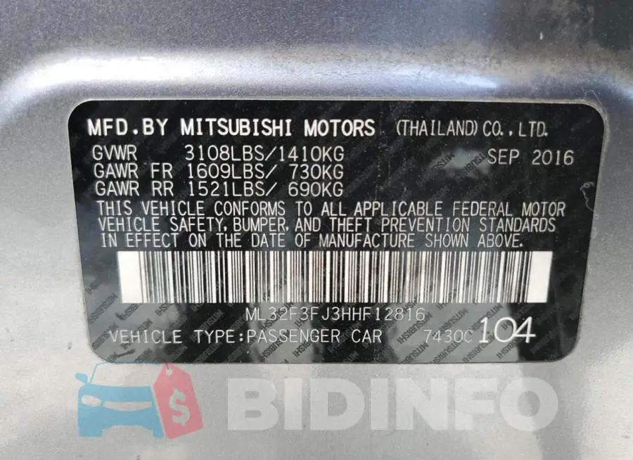 ML32F3FJ3HHF12816 Photo# 12