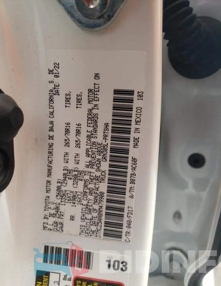 3TMCZ5AN8NM479900 Photo# 12