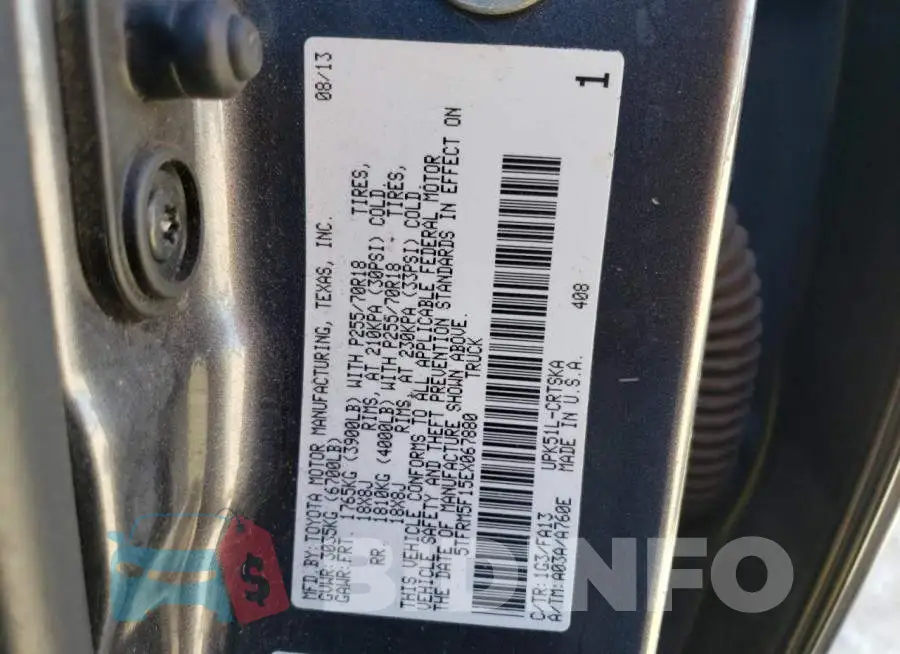 5TFRM5F15EX067880 Photo# 13
