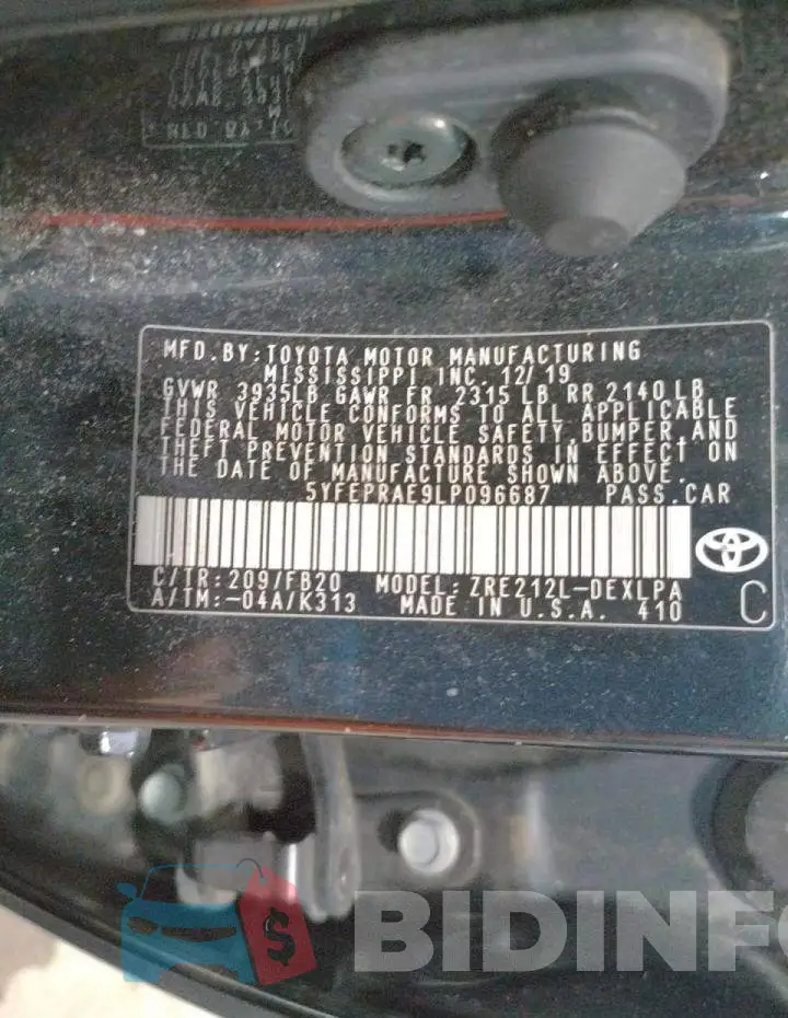 5YFEPRAE9LP096687 Photo# 12